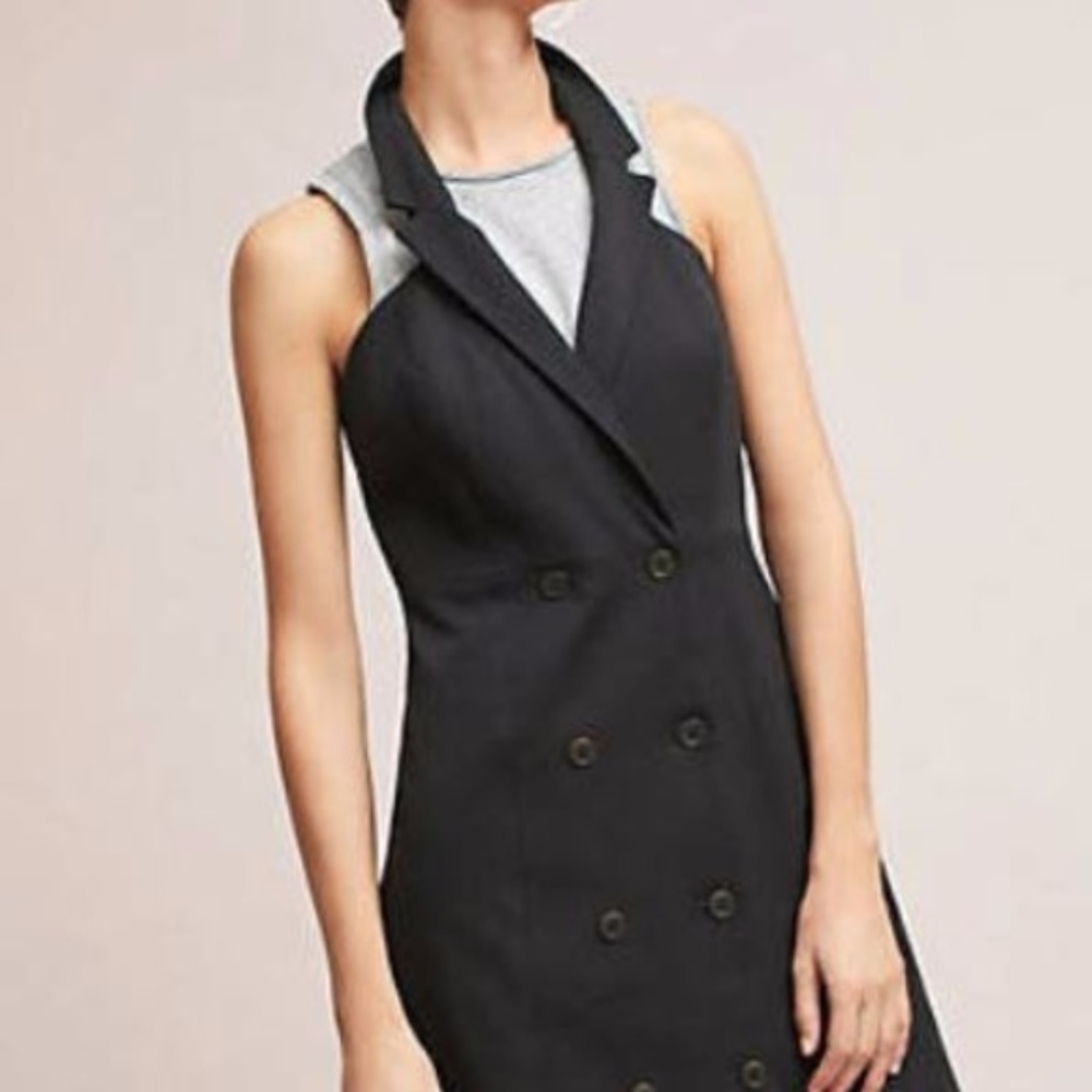 Anthropologie Maeve Lined Layered Dress 0 NWT